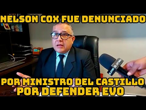 EXDEFENSOR COX MANDA MENSAJE MINISTRO DE GOBIERNO NO LO VAN CALLAR CON PROCESOS PENALES ..
