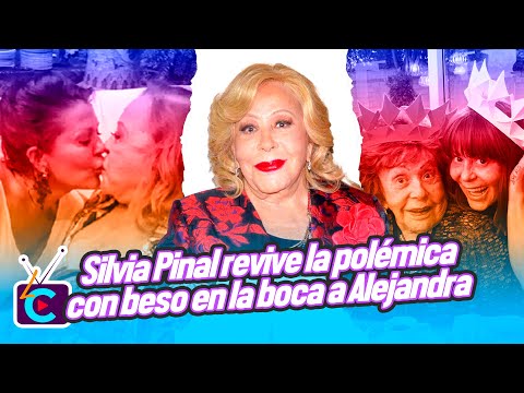 Silvia Pinal revive la polémica con beso en la boca a Alejandra Guzmán