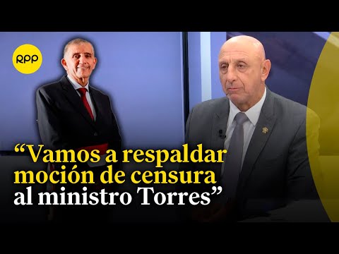 José Cueto: Renovación Popular respaldará la moción de censura al ministro del Interior