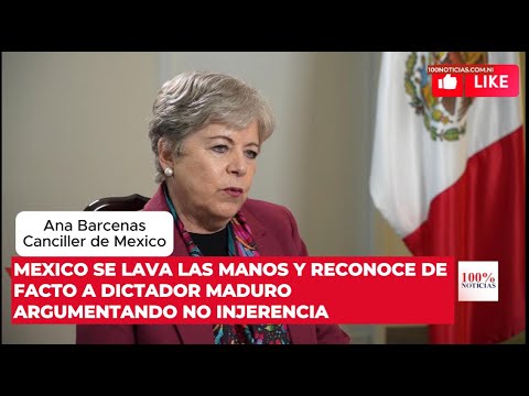 Mexico se lava las manos argumentando no injerencia reconoce de facto al dictador Maduro