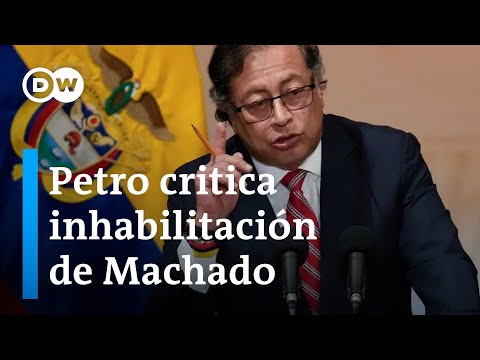 Petro califica de golpe antidemocrático inhabilitación de candidata opositora venezolana