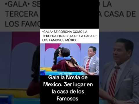 3er Lugar para Gala Montes en La Casa de los Famosos