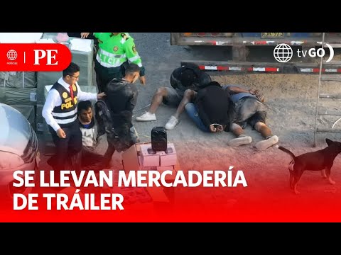 Policía capturó a delincuentes que se llevaron mercadería | Primera Edición | Noticias Perú