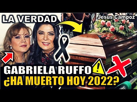 Gabriela Ruffo FALLECIO hoy 2022 ¿Es REAL o FALSO La VERDAD + Explicacion actriz televisa 2021 hoy