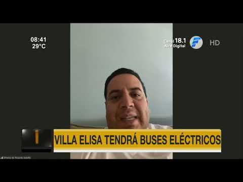 Villa Elisa tendrá buses eléctricos