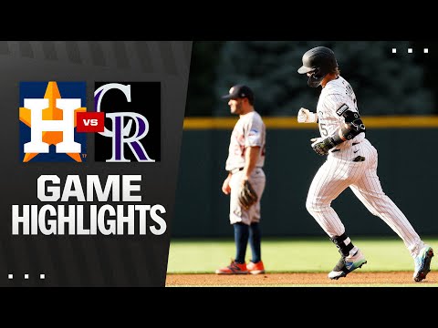 Astros vs. Rockies Game Highlights (7/1/25) | MLB Highlights