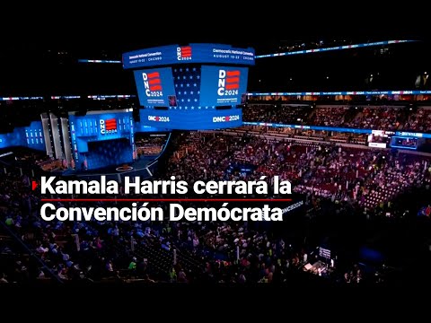 CERRARÁ EL EVENTO | La Convención Demócrata llega a su último día y Kamala Harris dará unas palabras