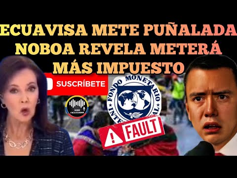 ECUAVISA LE M3TE PUÑ4L4DA TRAPERA AL PRESIDENTE REVELA VA METER MÁS IMPUESTOS NOTICIAS RFE TV