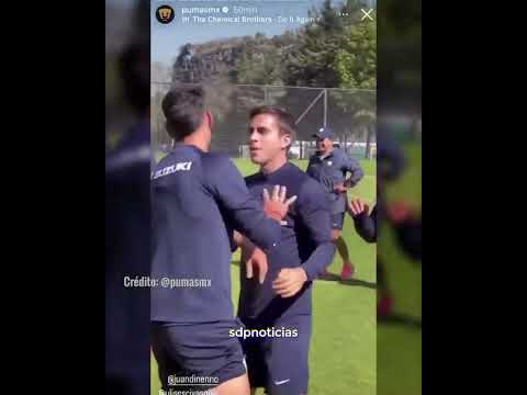 Juan Ignacio Dinenno  lanzó un golpe al rostro de un compañero durante el último entrenamiento