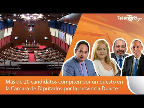 Más de 20 candidatos compiten por un puesto en la Cámara de Diputados por la provincia Duarte