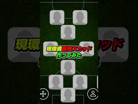 現環境最強スカッド作ってみた #efootball #イーフト #イーフットボール #ウイイレ