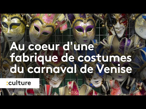 Au coeur d'une fabrique de costumes du carnaval de Venise