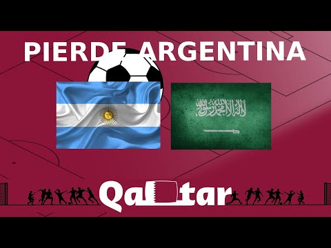 Argentina pierde 2 a 1 frente a Arabia Saudita