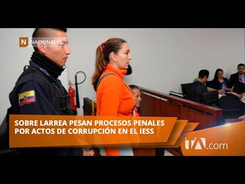 María Sol Larrea se mantiene en prisión por lavado de activos