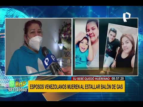 Comas: explosión de gas causa la muerte de dos extranjeros y dejan a su hijo huérfano