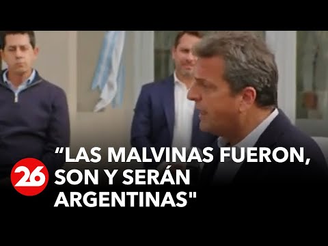 EN VIVO | Sergio Massa: Las Malvinas fueron, son y serán argentinas