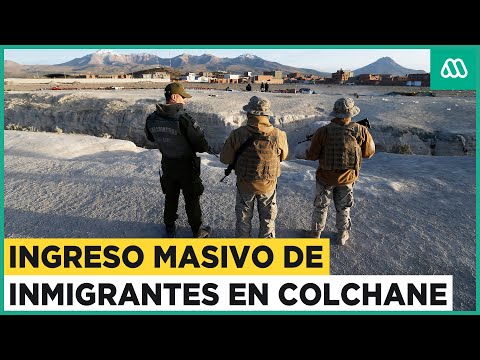 Ingreso de inmigrantes en Colchane: Personal militar intenta evitar la entrada ilegal de extranjeros