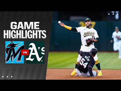 Marlins vs. As Game Highlights (5/3/24) | MLB Highlights