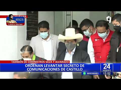 Pedro Castillo: Poder Judicial dispuso levantar secreto de comunicaciones del expresidente