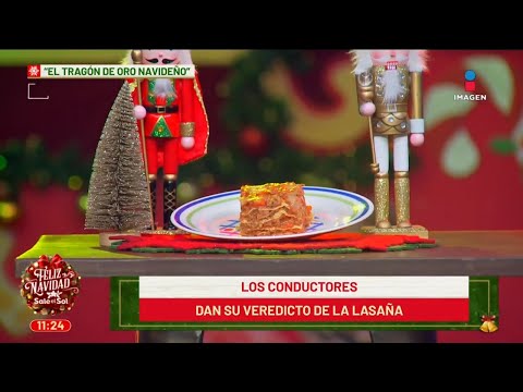 Conoce la Lasaña de Fernando Rodríguez en El Tragón de Oro Navideño | Sale el Sol