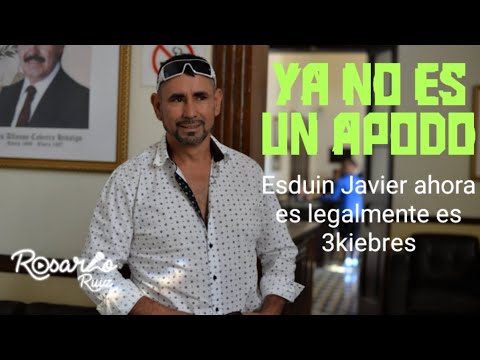 3Kiebres ya no será un Apodo, se convierte en nombre oficial del diputado Esduin Javier