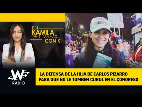 La defensa de la hija de Carlos Pizarro para que no le tumben curul en el Congreso