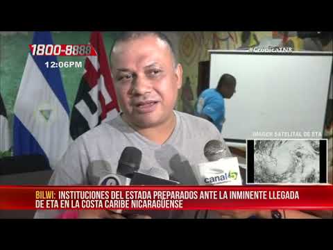 Code Regional del Caribe Norte atento a la llegada de la Tormenta Tropical ETA – Nicaragua