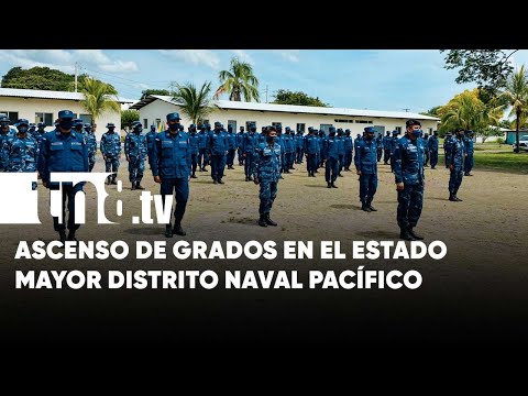 Nicaragua: Ceremonia de ascensos en el Estado Mayor Distrito Naval Pacífico - Nicaragua