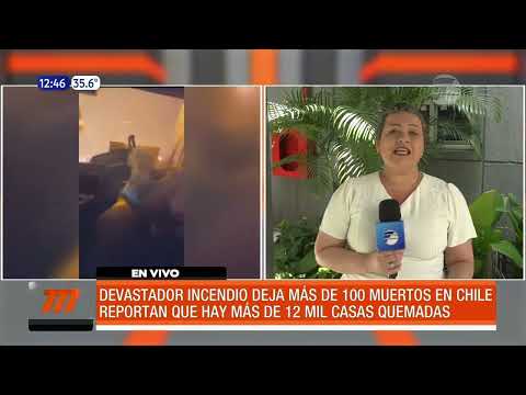 #MUNDO - Devastador incendio deja 100 muertos en Chile