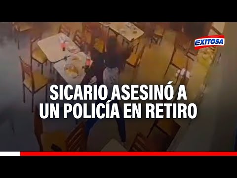 San Miguel: Sicario asesina a policía en retiro mientras almorzaba en restaurante