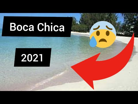 Asi se encuentra la Playa de BOCA CHICA en tiempo de pandemia