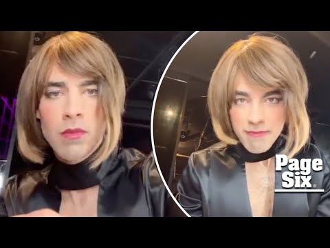 Fans freak over Joe Jonas dressing in drag in viral TikTok video: ‘Who is this diva?’