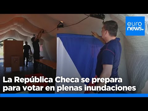 Así son las elecciones en la República Checa en pleno periodo de inundaciones