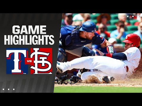 Rangers vs. Cardinals Game Highlights (7/31/24) | MLB Highlights