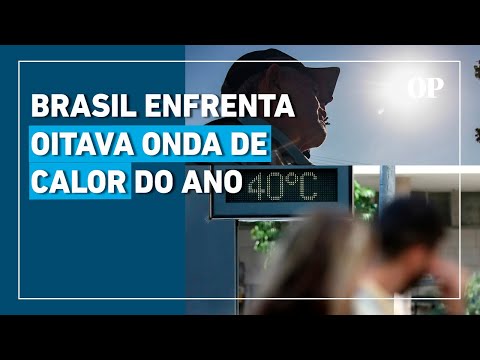 Brasil tem oitava onda de calor do ano; temperaturas podem superar os 40°C no Centro-Oeste