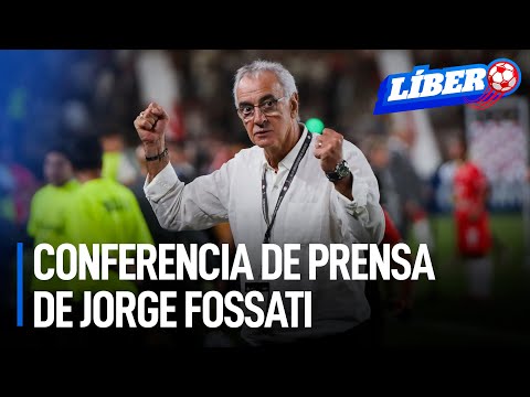 Conferencia en vivo: Jorge Fossati es presentado como nuevo DT de la selección peruana | Líbero