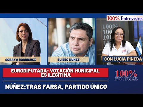 FSLN con 100% de alcaldías/ Eurodiputada declara ilegítimo el proceso/ Núñez: viene partido único