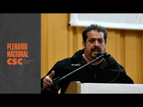 Alejandro Crespo, Sec Gral SUTNA | Plenario Nacional de la Coordinadora Sindical Clasista