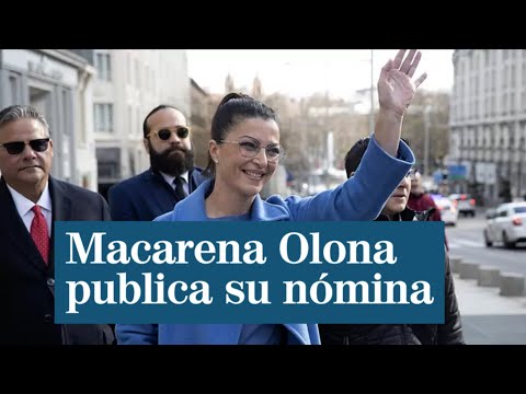 Macarena Olona publica su nómina