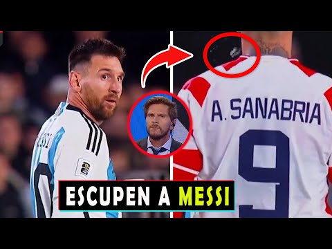 TONY SANABRIA ESCUPE A MESSI? LA VERDAD DEL CRUCE DEL 10 ARGENTINA vs PARAGUAY 1-0