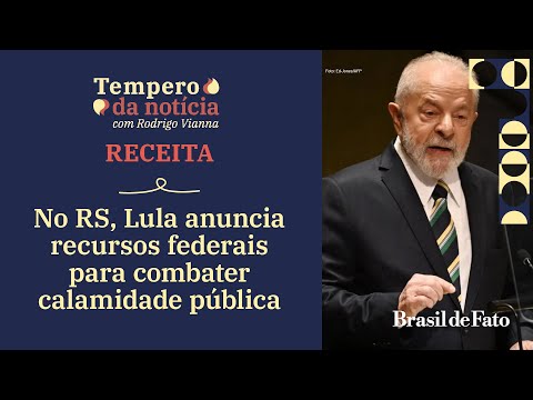 Após lacração de Eduardo Leite, Lula vai a Porto Alegre e anuncia recursos para combater catástrofe