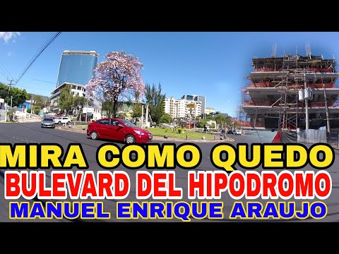 MIRA COMO QUEDO BULEVARD DEL HIPODROMO Y ALAMEDA MANUEL ENRIQUE ARAUJO.