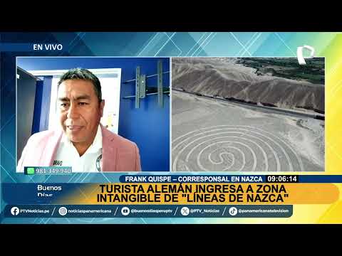 Líneas de Nazca: detienen a turista por ingresar a zona intangible de patrimonio histórico