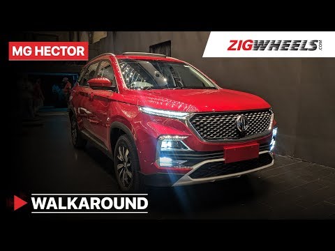 MG Hector India Unveil | Launch, Specs, Features, Interior, Expected Price & More | ZigWheels.com