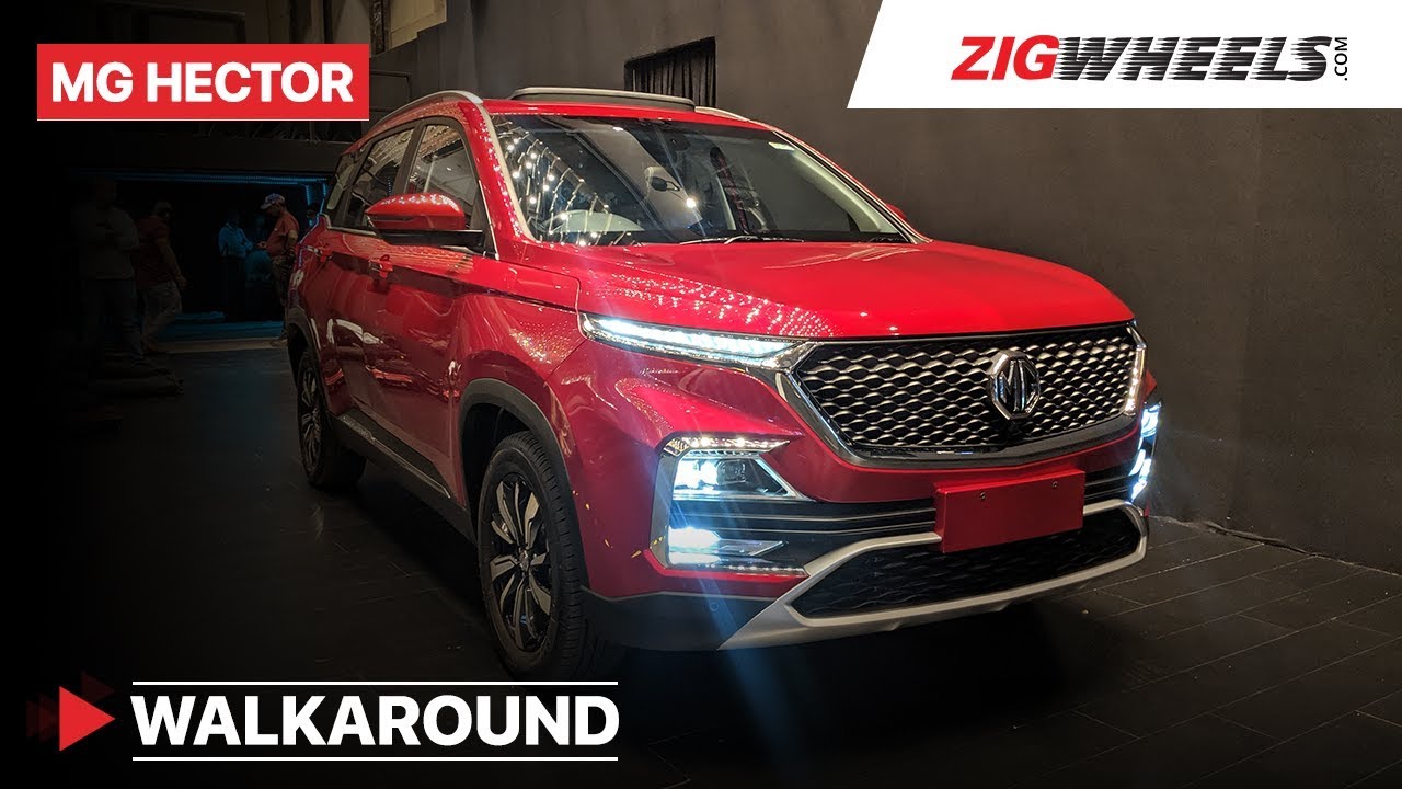 MG Hector India Unveil | Launch, Specs, Features, Interior, Expected Price & More | ZigWheels.com