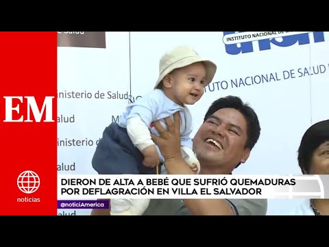 Edición Mediodía: Dieron de alta a bebé que sufrió quemaduras por deflagración en Villa el Salvador