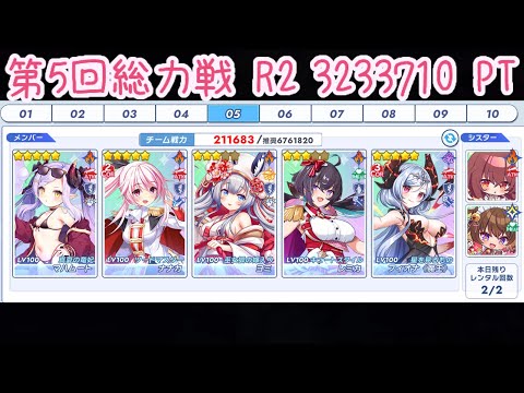 【ティンクルスターナイツ】第5回総力戦 R2 3233710 PT【ゆっくり不在】