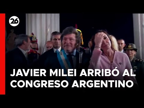 ARGENTINA - EN VIVO | El ingreso de Milei al Congreso Argentino