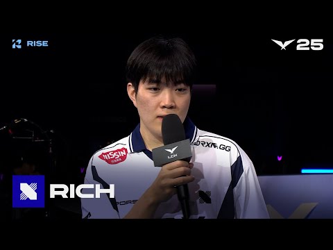 DRX Rich 인터뷰 | DRX vs DNF | 08.20 | 2025 LCK