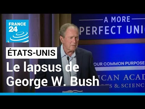 Invasion injustifiée : le lapsus de George W. Bush, qui confond Ukraine et Irak • FRANCE 24